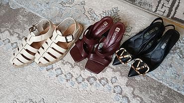 Qadın ayaqqabıları – 3 cüt 1) Comfy Brand, ölçü 36 - Rəng: qara -