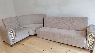 Mebel: Mebel dəsti – yumşaq künc divan və uyğun jurnallıq (stol) - Rəng — 4