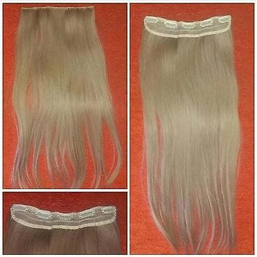 Süni cirt cirt saç. Yeni. Uzunluğu 60-62 sm. Волосы на липучке