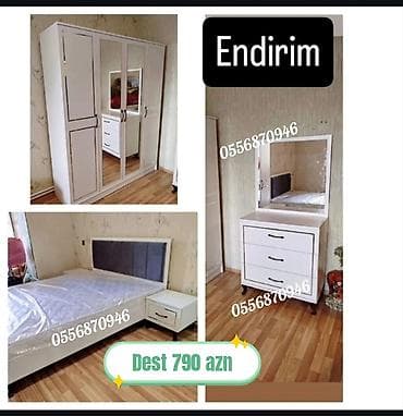 mebel skaflar: Yataq otağı mebel dəstləri – yeni sifarişlə hazırlanır Tərkib: - — 7