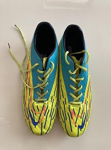 İdman və hobbi: Nike futbol бутсы. Parlaq sarı və mavi rəng kombinasiya­sında — 1