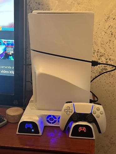 irsad telecom iphone: Məhsul: PlayStation 5 (PS5) konsolu + aksesuar bazası və DualSense — 1