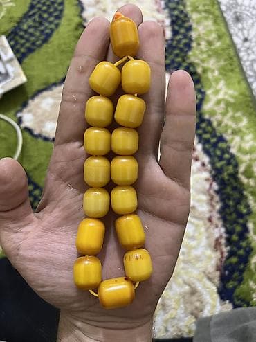 gümüş təsbeh: Salam cox qedimi antik Sandalos Alman kehrebasi satiram ozune mexsus — 1