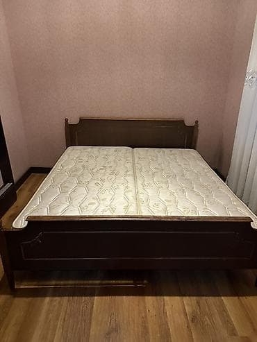 İkinəfərlik çarpayı, Matras ilə, Siyirməsiz