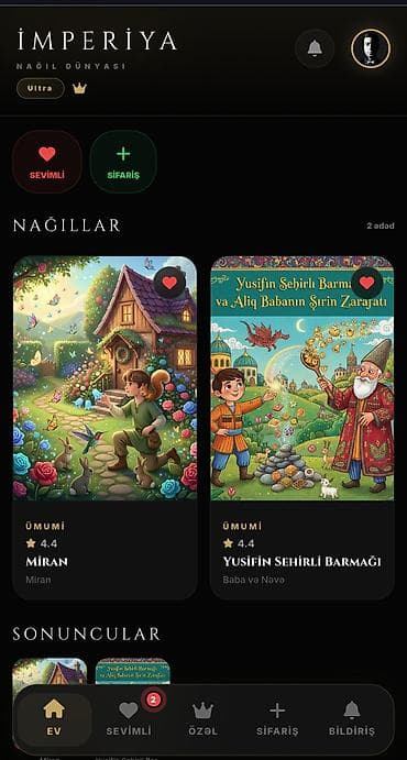 İstənilən növ nağılların hazırlanması səsli nağıllar istəyə uyğun sizə