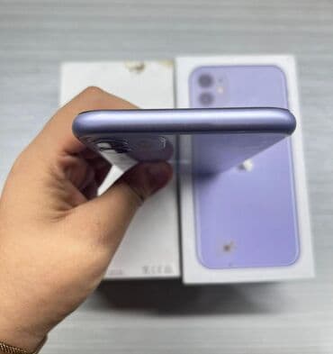Mətbəx texnikası: IPhone 11, 64 GB, Deep Purple, Zəmanət, Simsiz şarj, Face ID — 6