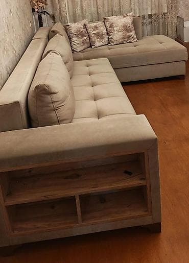 kunc divani: Künc divan, İşlənmiş, Açılan, Bazalı, Parça — 6