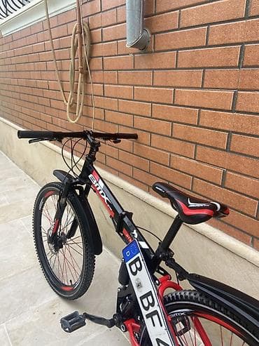 velosipedlər 16: BMX GTR dağ velosipedi - Rəng: qara/qırmızı dizayn, BMx GTR loqosu - — 3