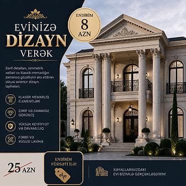 Xüsusi eksteryer dizayn layihələri – klassik memarlığın zərif
