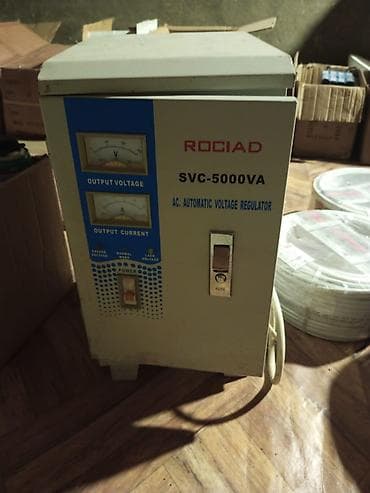 volta vs 1: ROCIAD SVC-5000VA AC Automatic Voltage Regulator gərginlik — 1