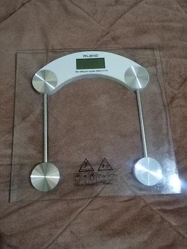 cəki tərəzi: Elektron bədən tərəzisi – PH-2015D modeli - Şüşə platforma: möhkəm — 2
