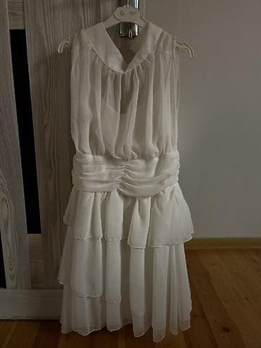 şifon donlar: Ağ rəngli, şifon qadın donu. Xüsusiyyətlər: - Material: çoxqatlı — 1