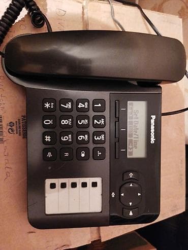 alcatel ip telefon: Stasionar telefon Panasonic, Simli, İşlənmiş, Ünvandan götürmə — 1