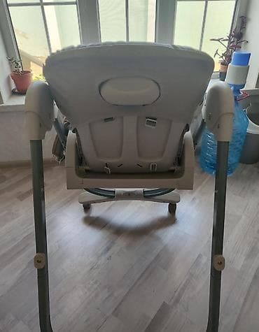 oyuncu oturacağı: Pouch uşaq yemək stulu - Brend/model: Pouch - Rəng: açıq boz/bej — 1