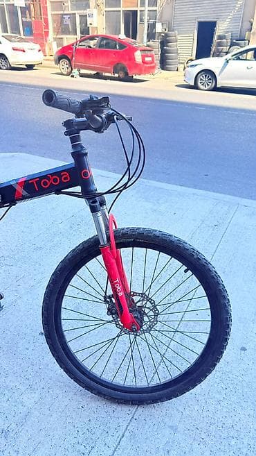 İdman və hobbi: Toba qatlanan mtb velosipedi - Əyləclər: ön disk əyləc, arxa — 4