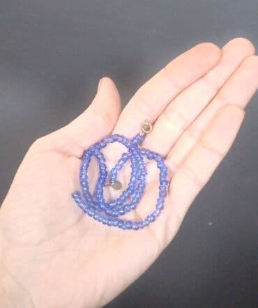 Наручные часы: Boyunbağı və yaxud qolbaq kimi istifadə oluna bilər.şefaf mavi — 3