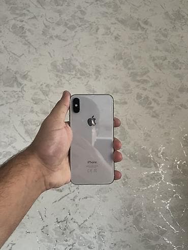 azercell 4g modem: IPhone X, 64 GB, Gümüşü, Simsiz şarj, Face ID — 1