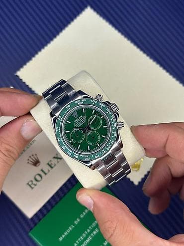 bil: Yeni, Qol saatı, Rolex, rəng - Yaşıl — 10