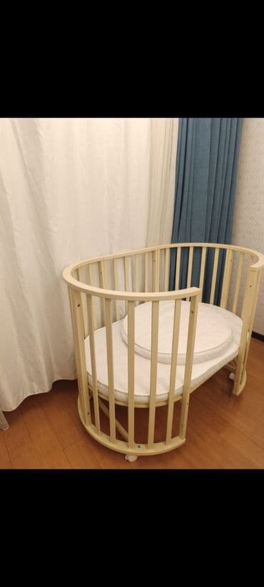 Oğlan və qız üçün, İşlənmiş, Yumru, Beşik, Matras ilə, Yellənmə mexanizmsiz