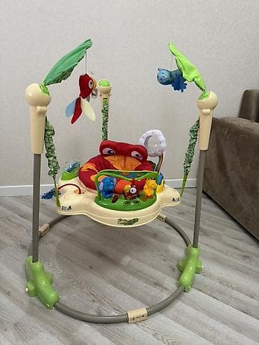 ucuz dolab: Uşaq üçün interaktiv tullanma/oyun mərkəzi – tropik mövzu - Dairəvi — 1