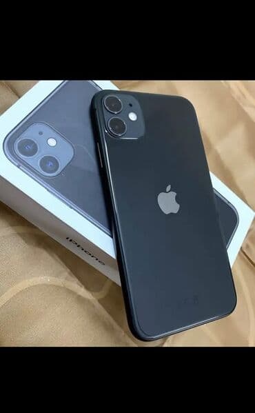 IPhone 11, 64 GB, Qara, Face ID
