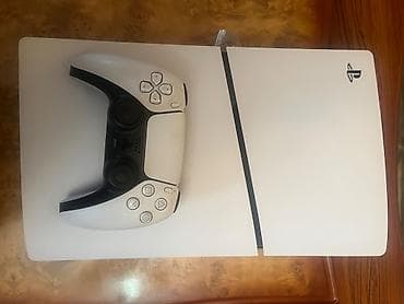 oyun konsul: Ps5 slim 1tb yenidir cox az istifade olunub fifa 26 var icinde tecili — 1