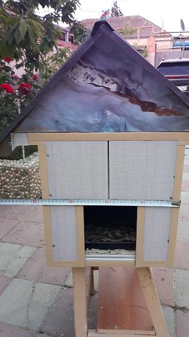 Yuvalar: Məhsul: Açıq havada istifadə üçün pişik evi Təsvir: Qapalı pişik evi — 7