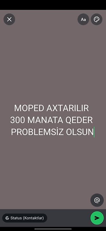 Mopedlər,skuterlər