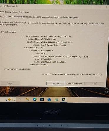 planşetlər və qiymətləri: İşlənmiş Acer Aspire, 14 ", Intel Core i7, 256 GB — 4
