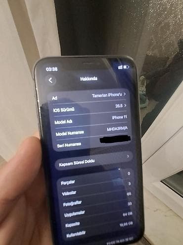 ipohne 11: IPhone 11, 64 GB, Qara, Face ID — 4