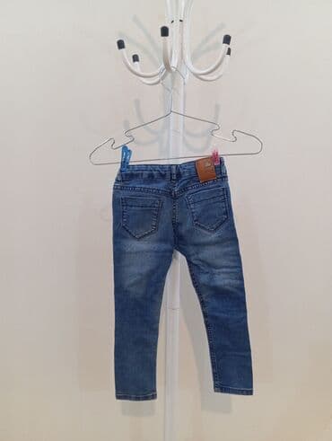 Nənnilər: Uşaq cins şalvarı - Ölçü: 5–6 yaş (şəkildə qeyd olunub) - Model: dar — 2