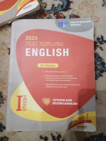 1: İngilis dili Testlər 11-ci sinif, DİM, 1-ci hissə, 2023 il — 2