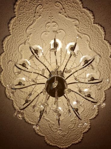 споты потолочные в баку: Lyustra, biri 8 şamlıdı digəri 12 şamlı, işlək və səliqəli — 4