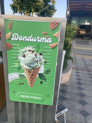 döner aparatı: Paslanmayan poladdan hazırlanmış, ikiqat dadlı dondurma hazırlamaq — 3