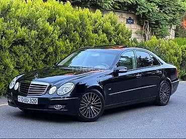 Avtomobil satışı: Mercedes-Benz E320 (W211) sedan – qara rəngli, V6 mühərrikli. Texniki — 3
