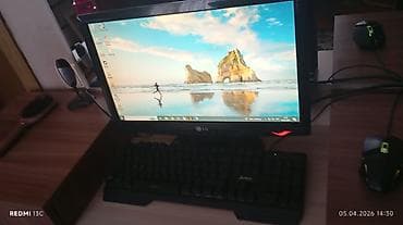 Monitorlar: LG monitor + RGB klaviatura və oyun siçanı dəsti - Monitor: LG — 2