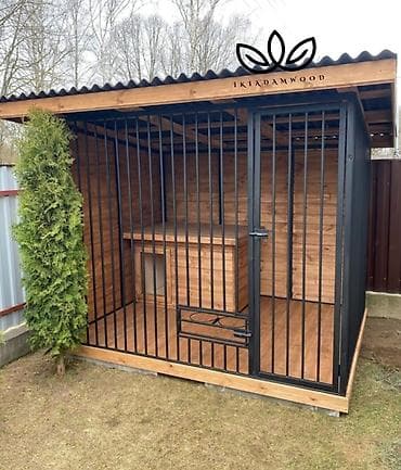it pitbul: İkiadamwood – it itlər üçün peşəkar volyer və budkaların hazırlanması — 8