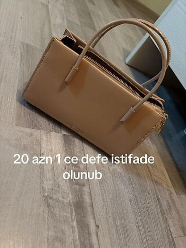 ana bala desti: Qadın çanta dəsti – 4 model 1) Mini krosbodi: bej-qara monoqram — 2