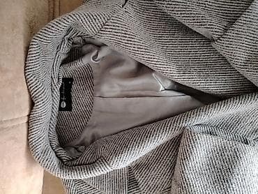 geyim alıram: Palto, S, rəng - Boz — 1