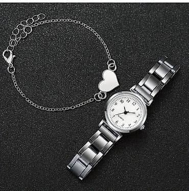 apple watch 9 45: Qadın aksesuar dəsti – saat və zərgərlik komplekti Məhsul tərkibi: - — 8
