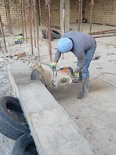 Beton kəsimi xidməti - Dəqiq və düz kəsiklər üçün benzinli yüksək