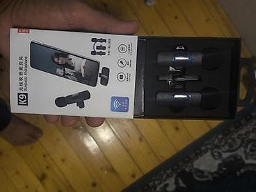 ucuz laptoplar: K9 Wireless Microphone – ikili simsiz yaka mikrofonu seti - Paket — 3