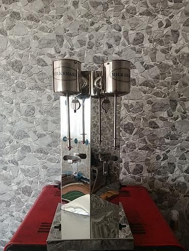 İki başlı peşəkar milkşeyk mikseri - Material: tamamilə paslanmayan