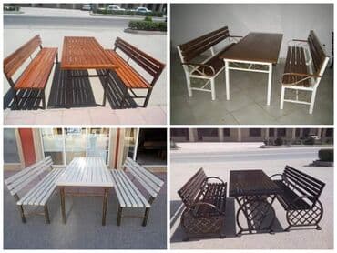 Qida məhsulları: Skamya. 
Bank. oturma grubu
Modele göre qiymet sorusun — 1