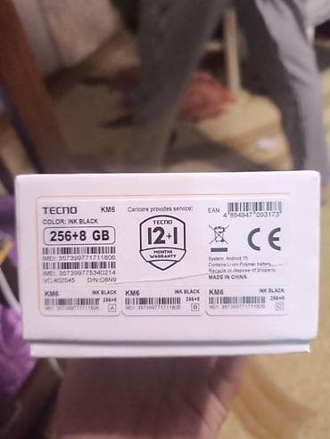 plesteysn 2: Tecno Spark, 256 GB, rəng - Qara, Zəmanət — 1