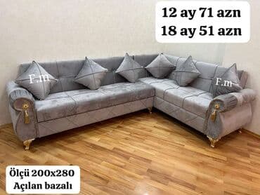 mətbəx kafel: Künc divan, Yeni, Açılan, Bazalı, Parça, Şəhərdaxili pulsuz çatdırılma — 1