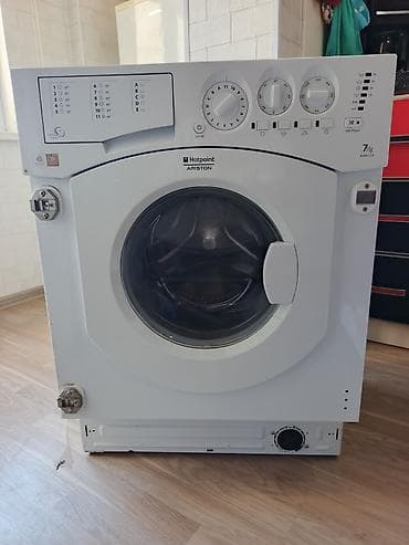 aristonlar: Paltaryuyan maşın Hotpoint Ariston, 7 kq, İşlənmiş, Qurutmasız, Kredit yoxdur, Ünvandan götürmə, Ödənişli çatdırılma — 1