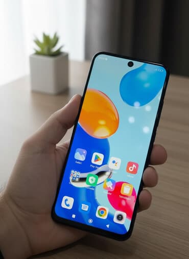 sim kartlı wifi: Redmi Note 11, 64 GB, rəng - Qara, Sensor, Barmaq izi, İki sim kartlı — 2