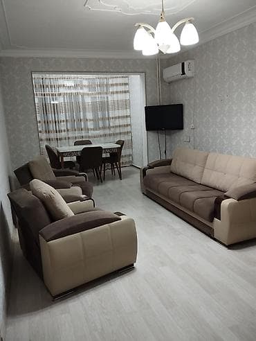 temirsiz menziller: 2 otaqlı mənzil – mebel və texnika ilə - Yataq otağı: iri ölçülü — 4