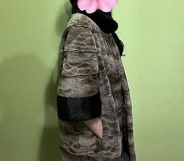 kürkler: Zərif qadın kürkü – qısa model - Material: təbii xəz (yumşaq, sıx — 2